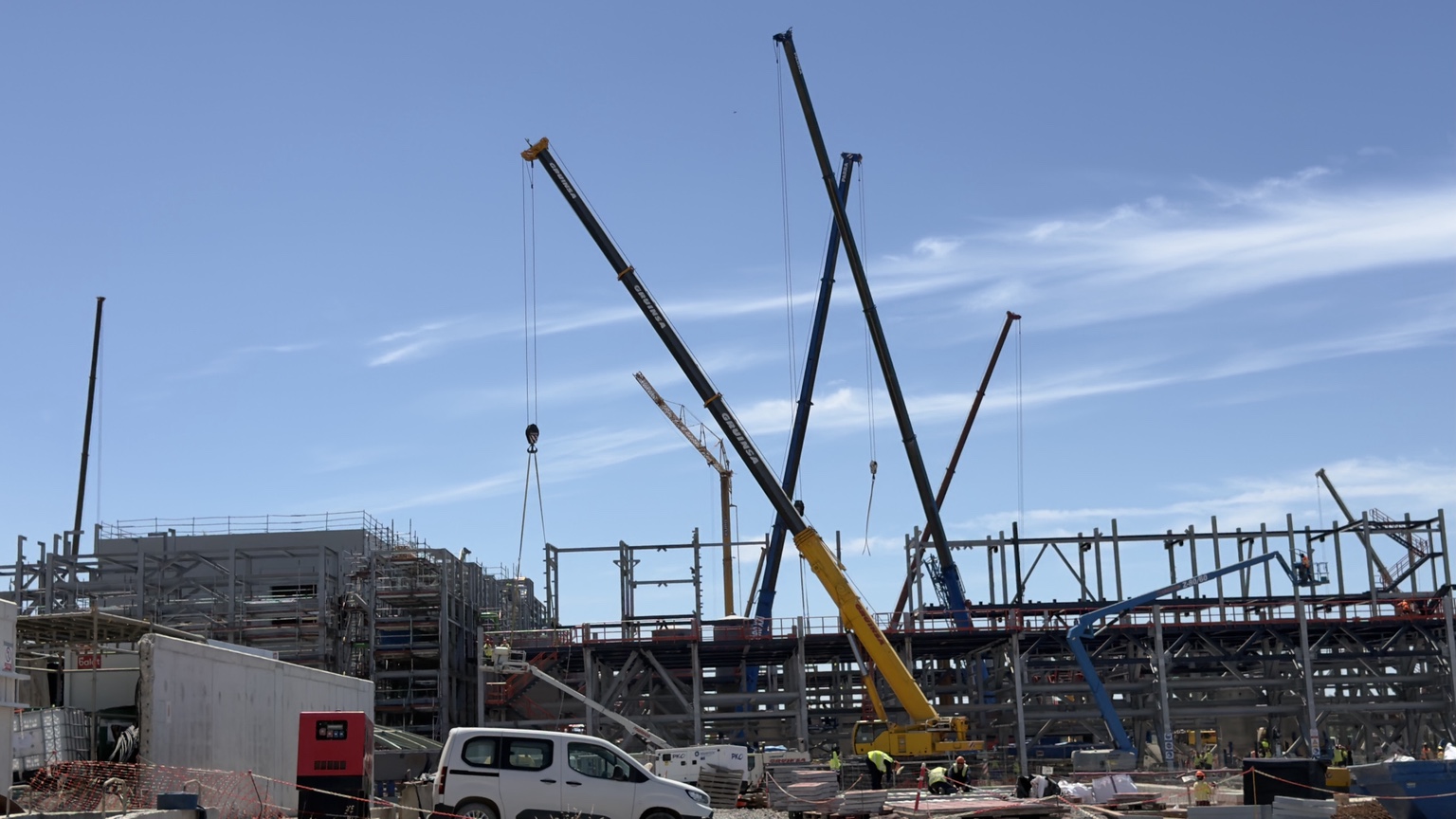 Industrial subcontracting — equipas Metafer em projeto industrial
