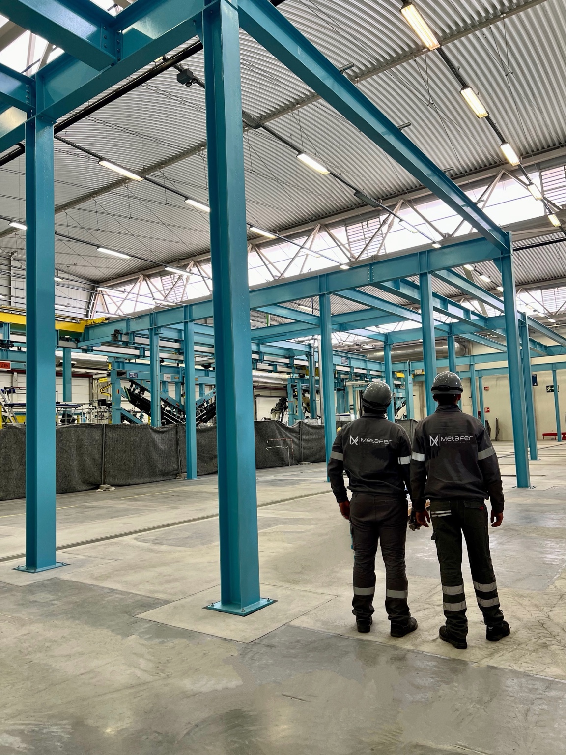 Industrial assembly — equipas Metafer em projeto industrial