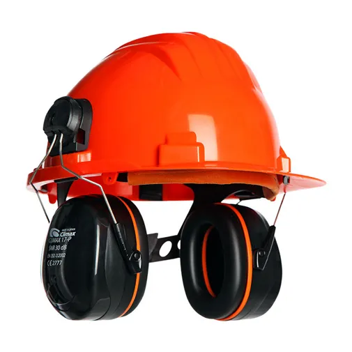 CAPACETE POLIETILENO COM AURICULAR