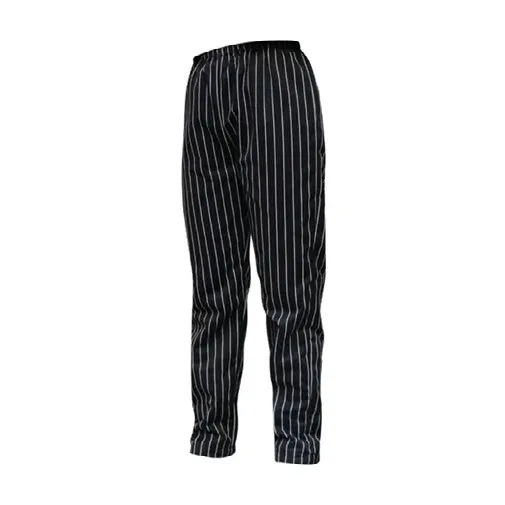 Calça riscas cos elastico 65%pol/35% viscose 290gr