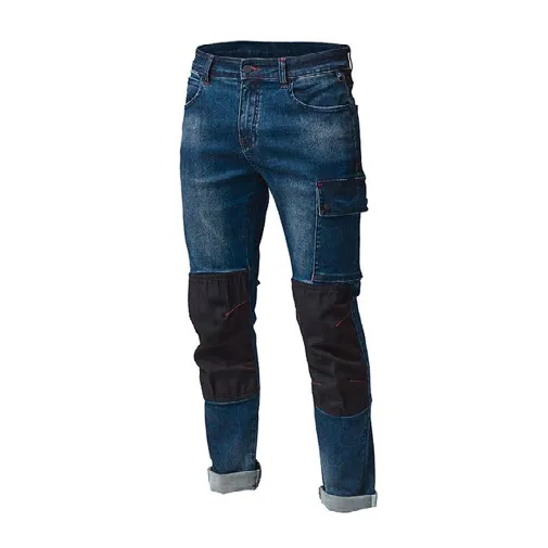 Calça ganga c/ reforço 98% algodao/ 2% elastano