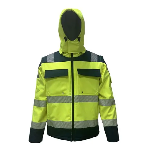Blusao alta visibilidade softshell