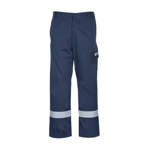 Calça ignifugo e anti estatico fitas refletoras